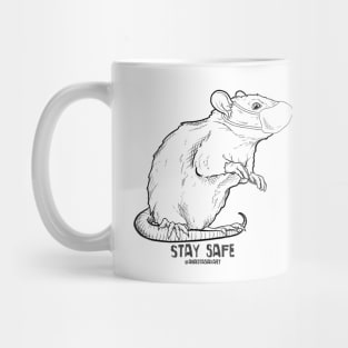 Stay Safe Rat Mug